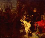 REMBRANDT Harmenszoon van Rijn Suzanna in the Bath china oil painting artist